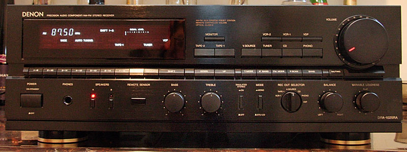 Denon dra 1025r manual