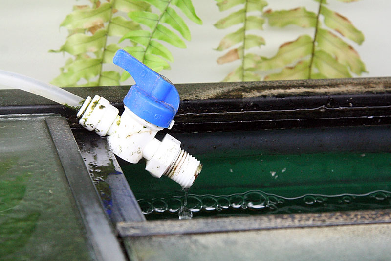 Tank end of CAWC tubing