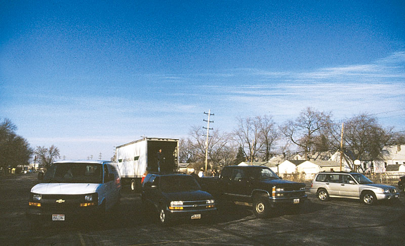 The Glasscages Truck in Columbus